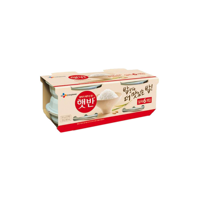 CJ - Cooked Microwave Rice 6 x 210g