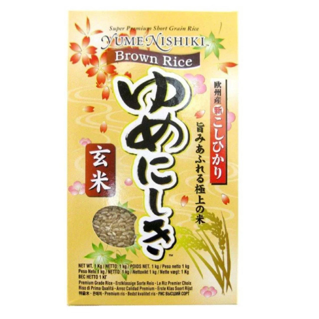 Yumenishiki - Italian Rice - Brown 1kg