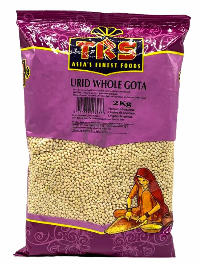 Urad Gota - Whole Peeled Black Gram 2kg