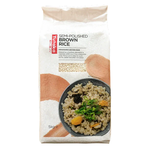 Yutaka - Semi Polished Brown Rice 5kg