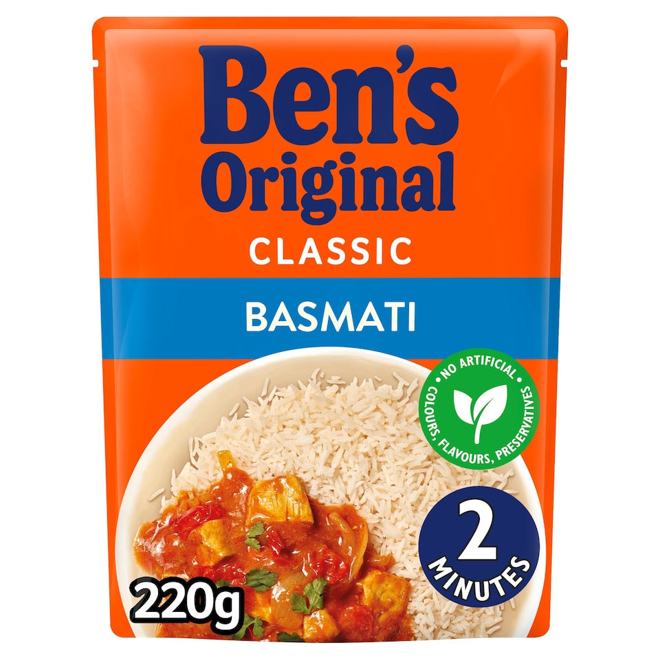 Ben's Original - Basmati Microwave Rice 220g