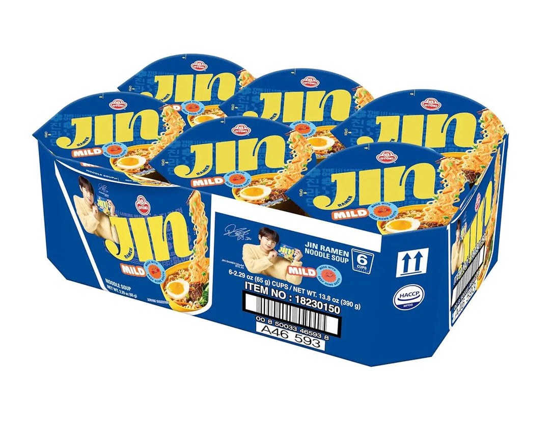 Ottogi - Jin Ramyun Cup - Mild 6 x 65g