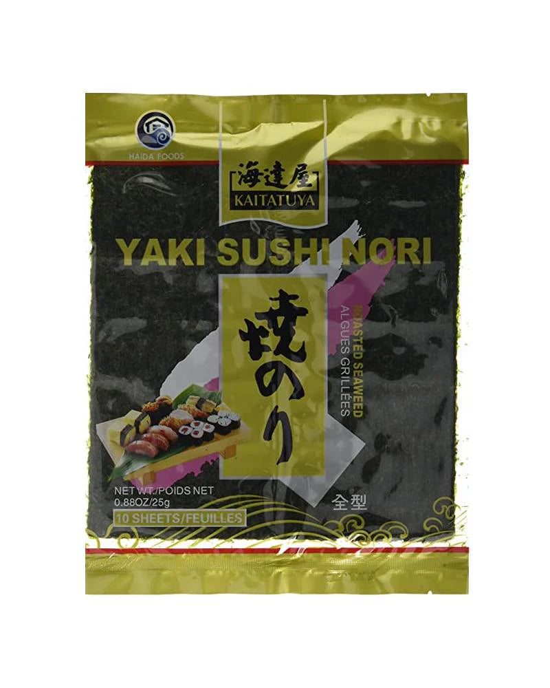 Kaitatuya - Roasted Sushi Nori – Gold 25g (10 Sheets)