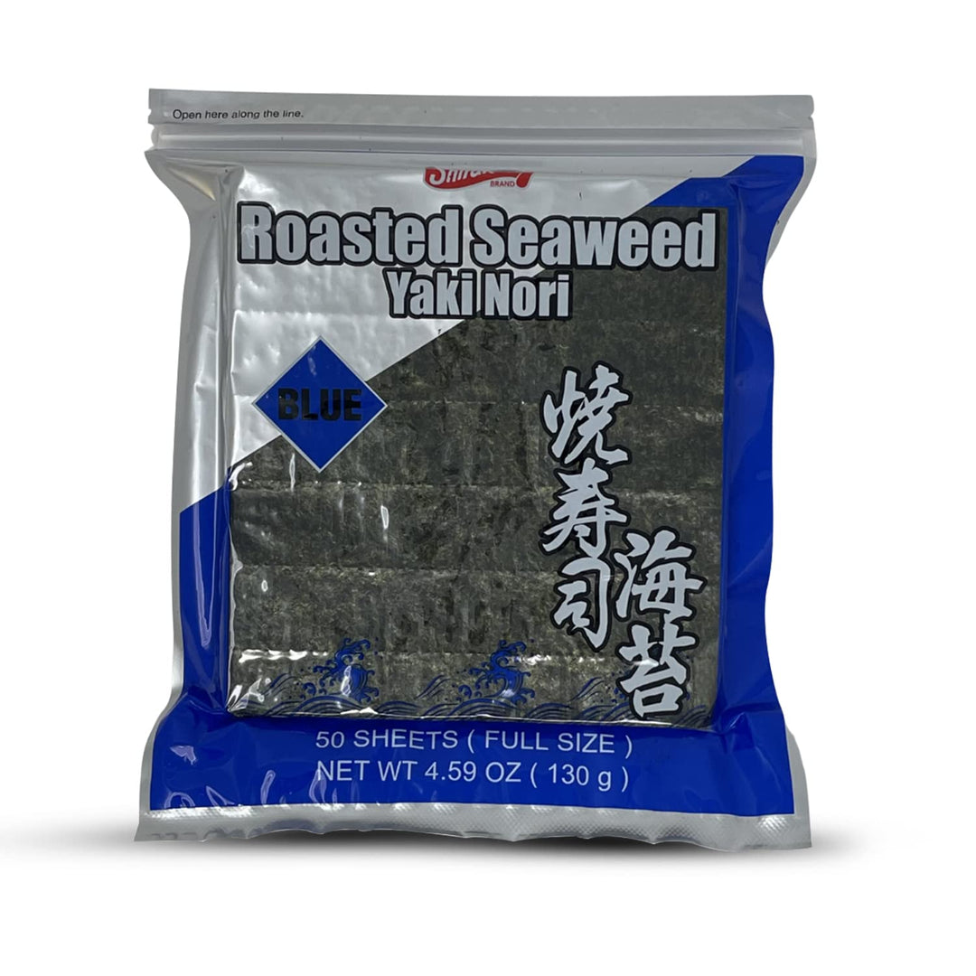 Shirakiku - Roasted Sushi Nori – Blue 130g (50 Sheets)