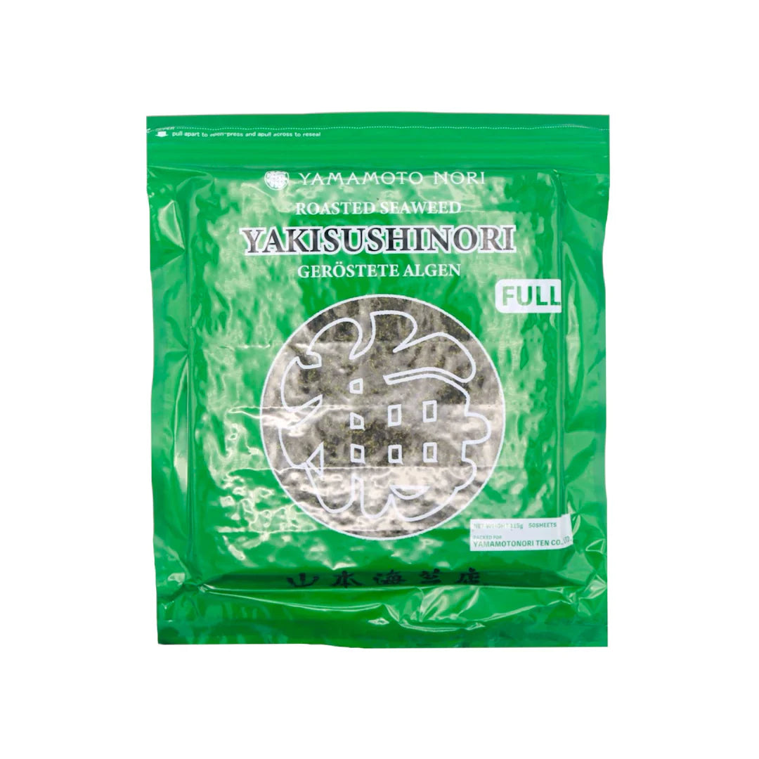 Yamamotoyama - Roasted Sushi Nori – Green 115g (50 Sheets)