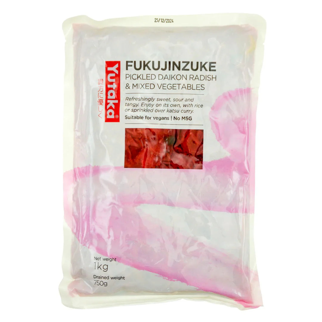 Yutaka - Yutaka - Fukujinzuke - Pickled Daikon And Vegetable Mix - No MSG 1kg
