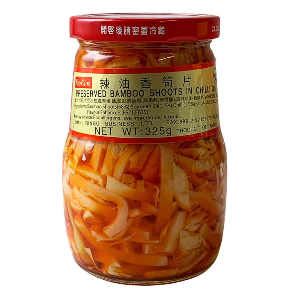 Rolin - Preserved Bamboo Shoots in Chilli Oil 325g