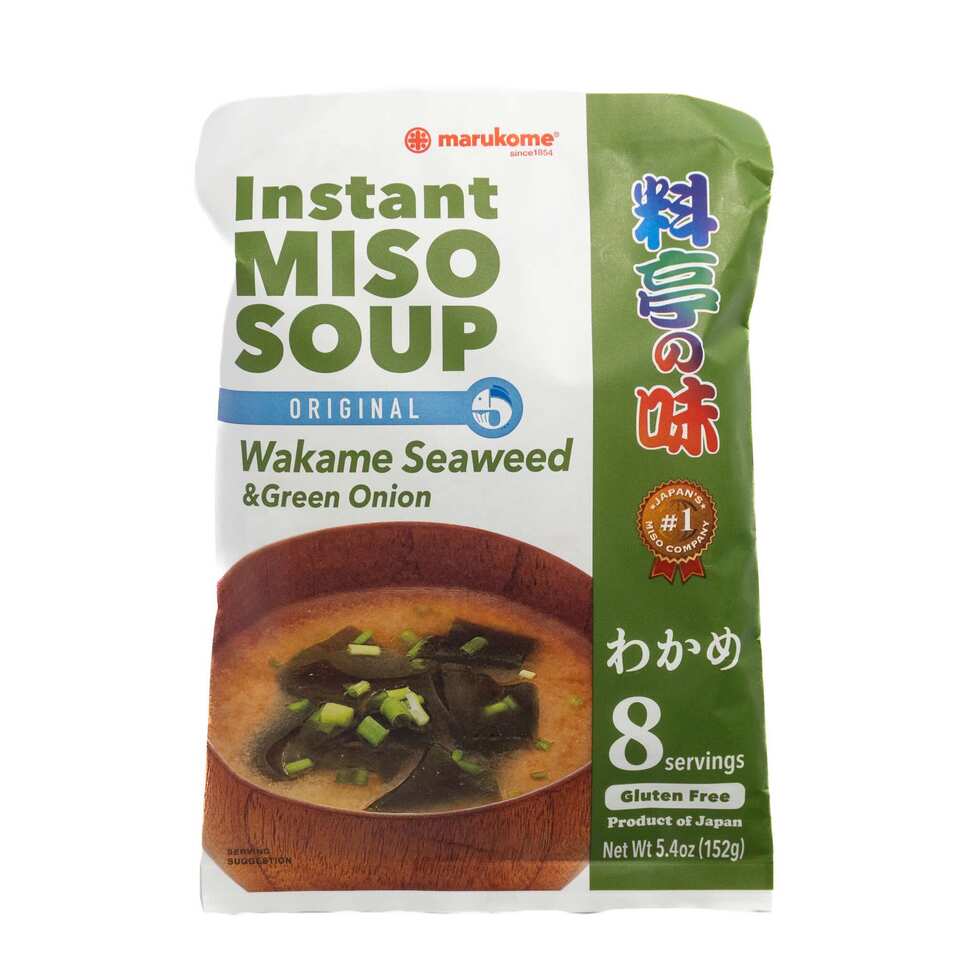 Marukome - Ryotei No Aji - Instant Miso Soup - Original Wakame 8 Servings (152g)