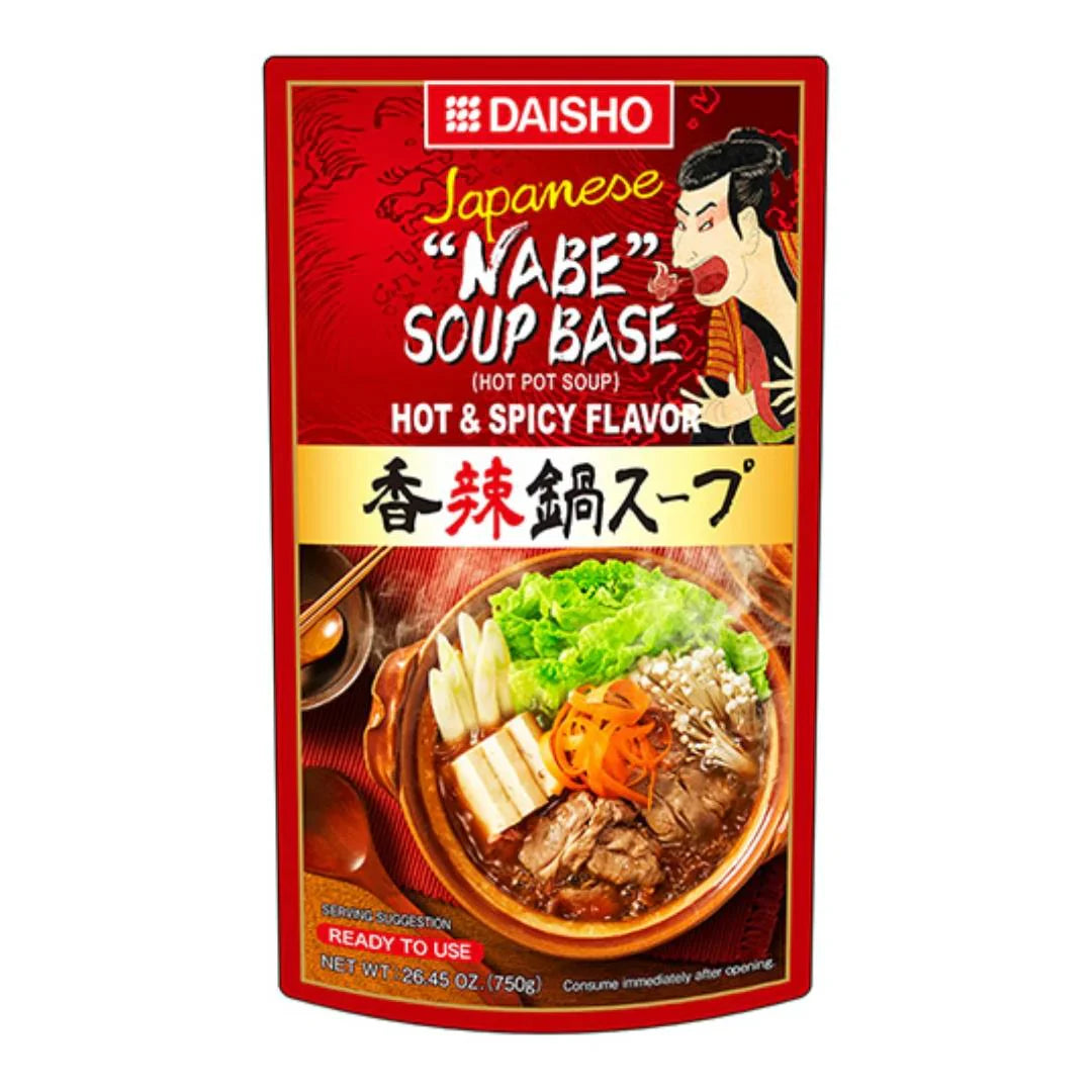 Daisho - Japanese Nabe Soup Base Hot & Spicy Flavour 750g