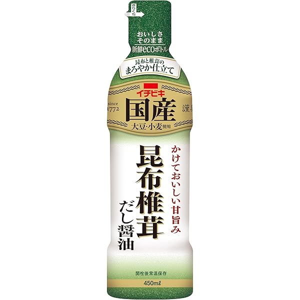 Ichibiki - Soy Sauce with Kombu & Shiitake Dashi 450ml