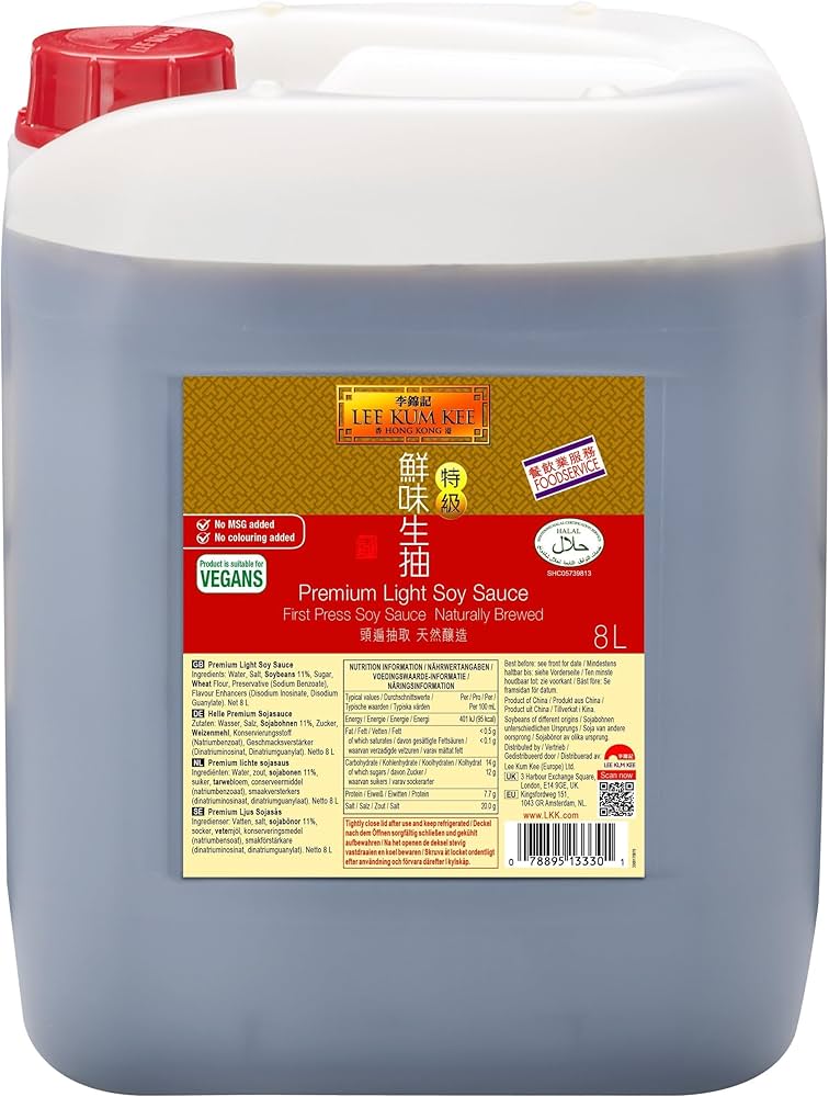 Lee Kum Kee - Premium Light Soy Sauce 2 x 8L