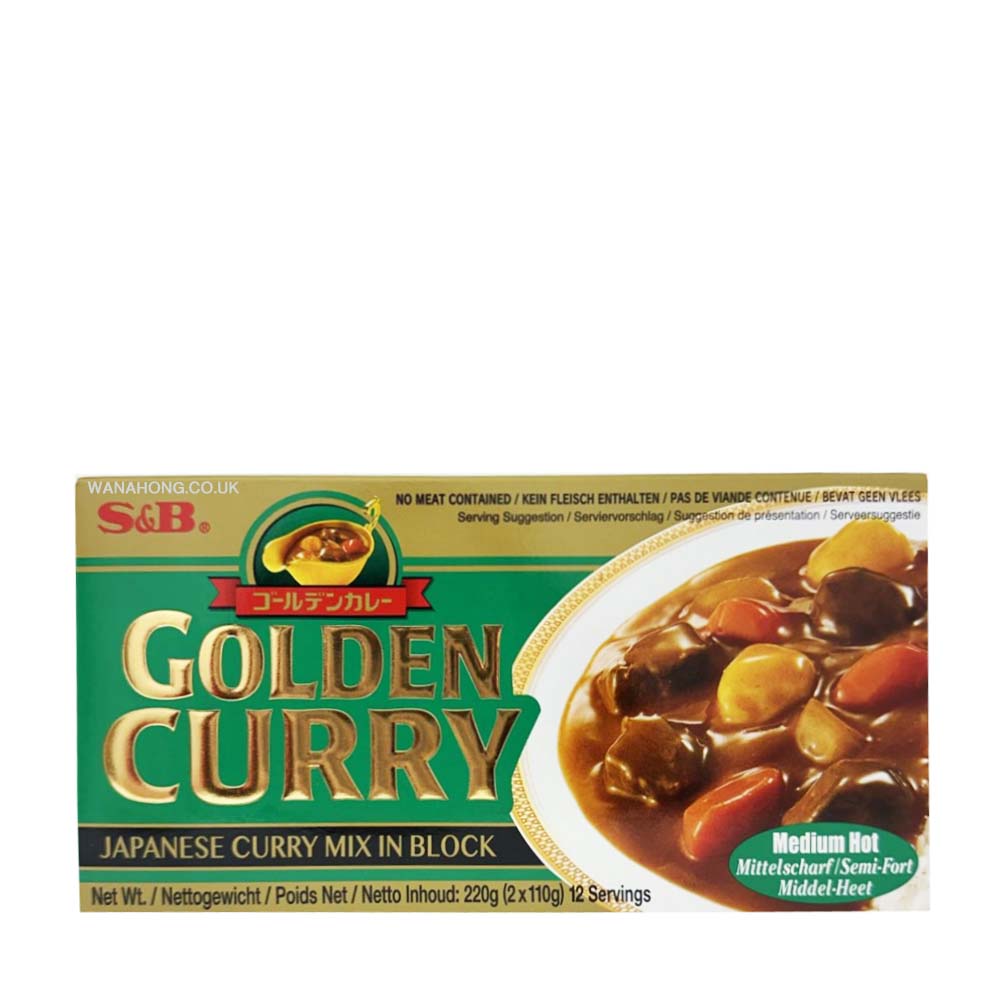S&B - Golden Curry Jumbo - Medium Hot 220g