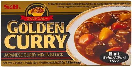 S&B - Golden Curry Jumbo - Hot 220g