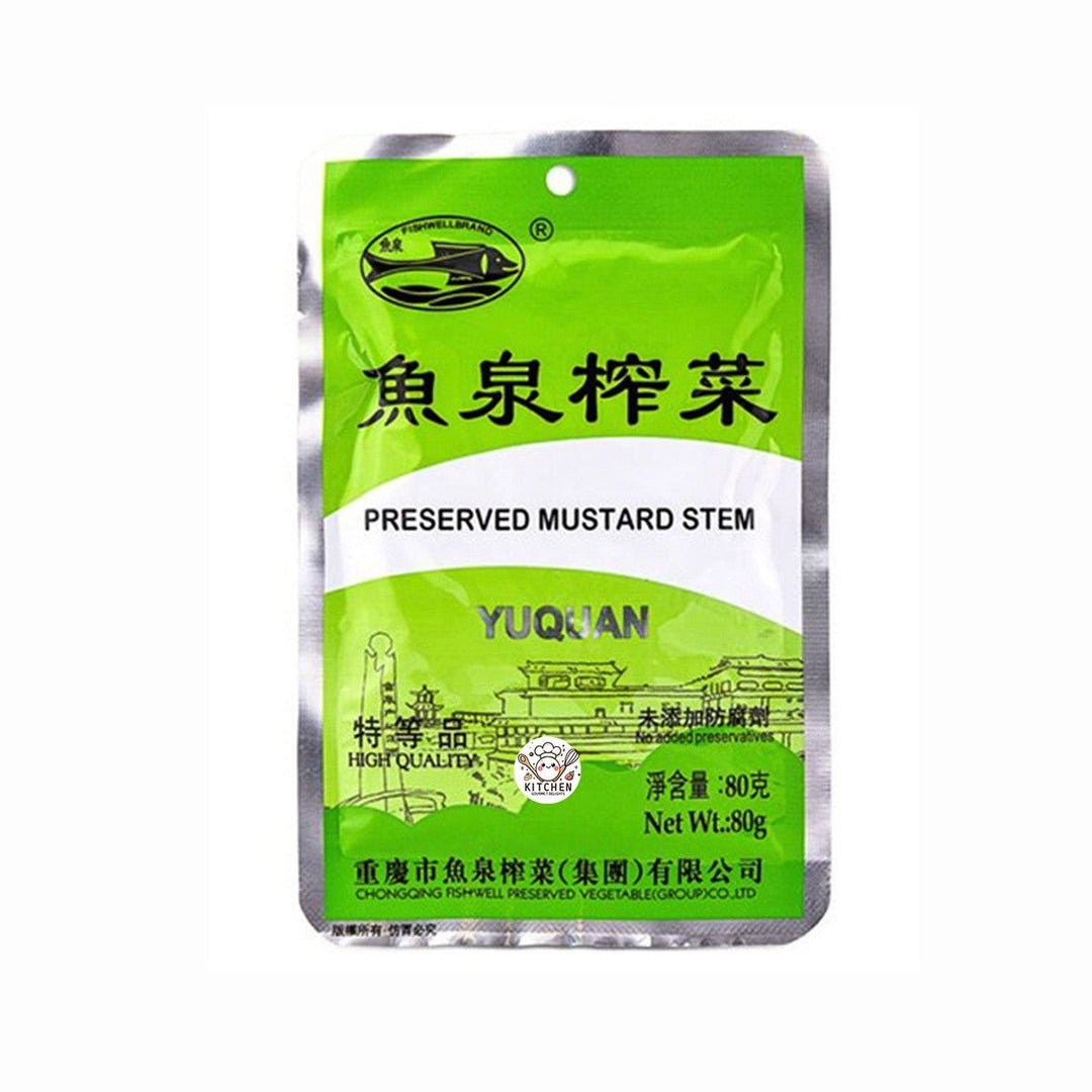 Fish Well - Preserved Veg Mustard Stems 80g
