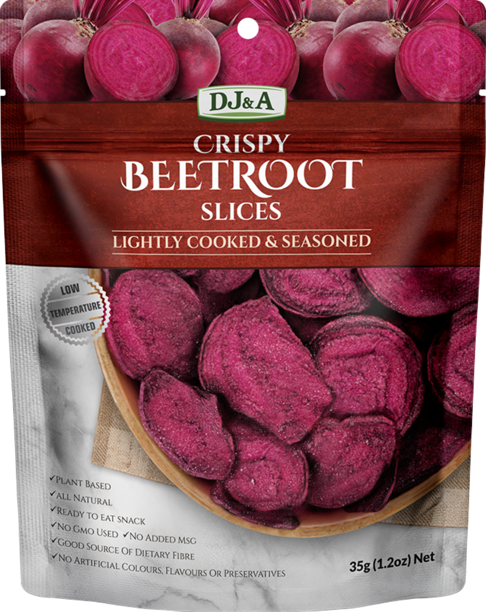 DJ&A - Crispy Beetroot Slices 35g