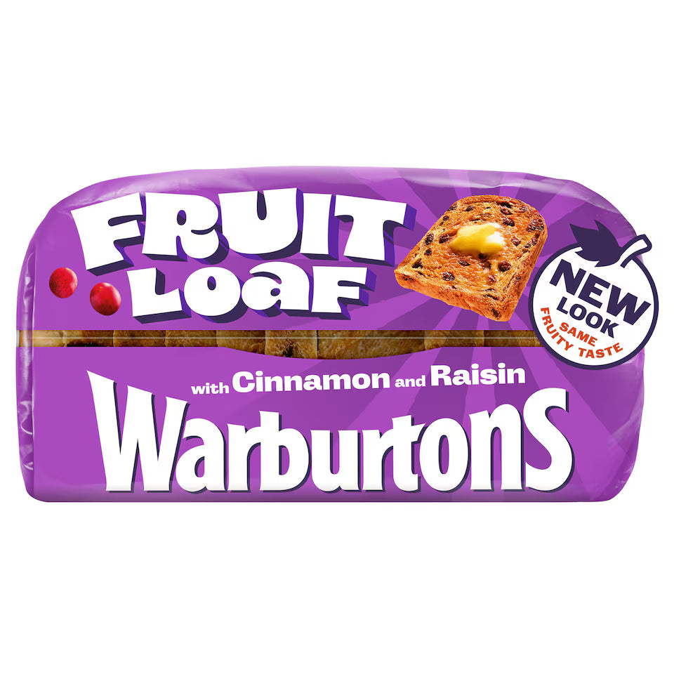 Warburtons - Sliced Fruit Loaf with Cinnamon and Raisin 400g