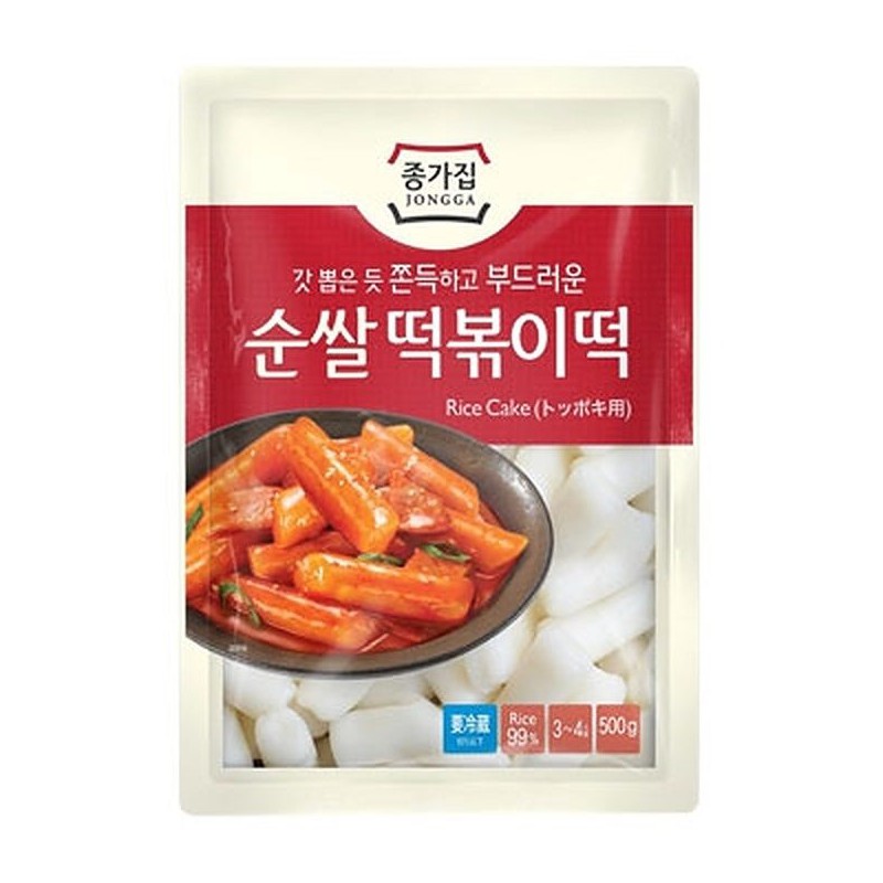 Jongga - Korean Rice Cake Stick 500g
