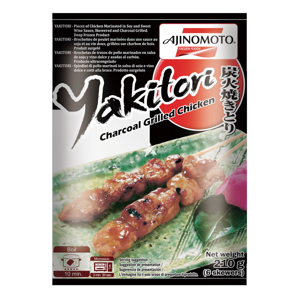 Ajinomoto - Sumibi Yakitori Charcoal Chicken Skewers 210g (6pcs)