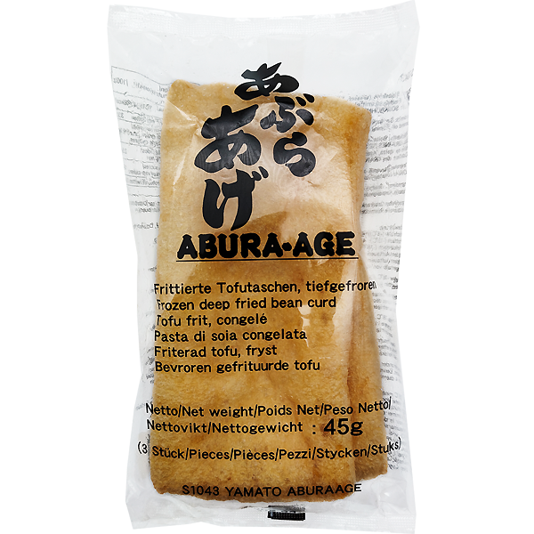 Yamato Foods - Aburaage Fried Tofu Sheets 45g (3pcs)