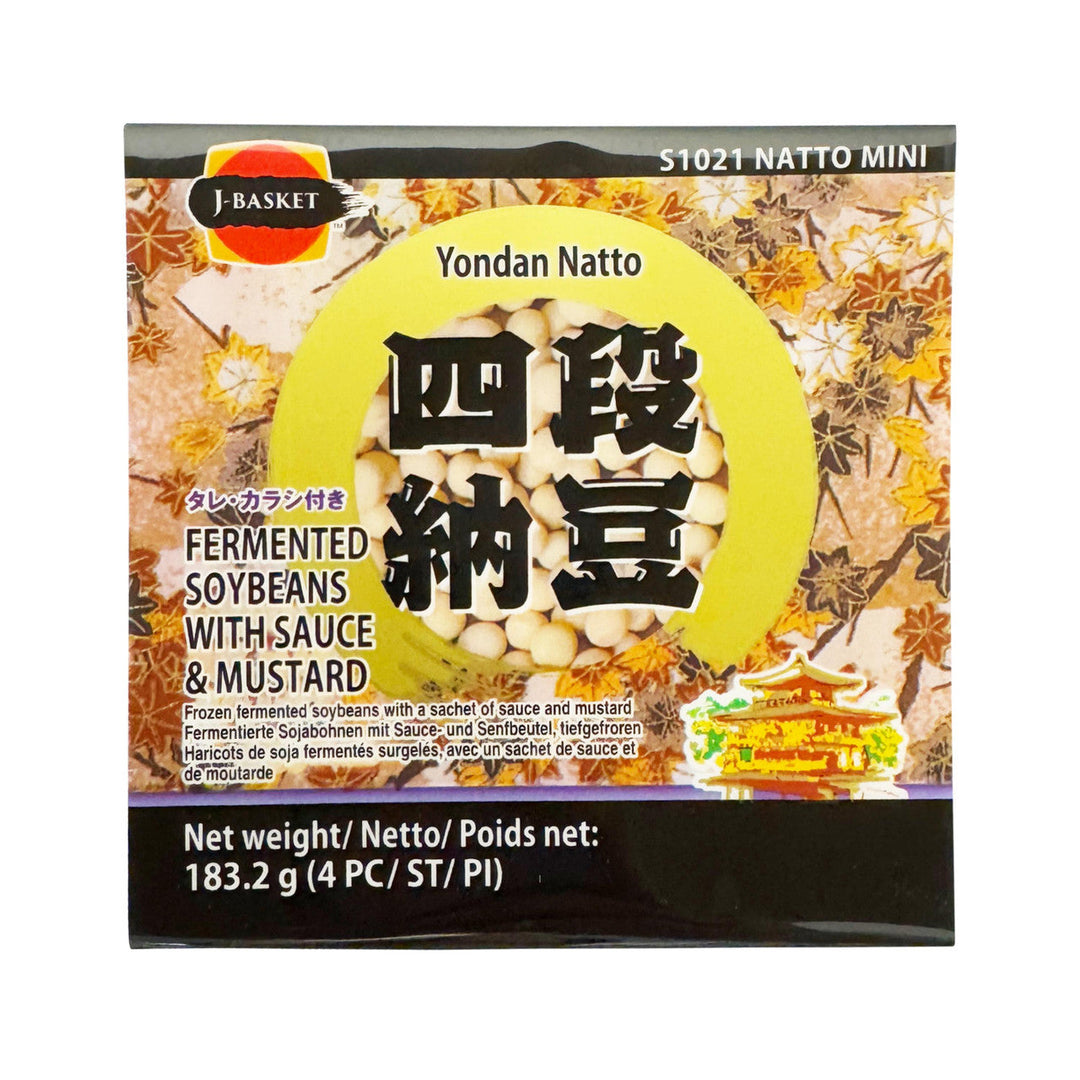 J-Basket - Natto Mini Fermented Soybeans 4 Packets x 40g