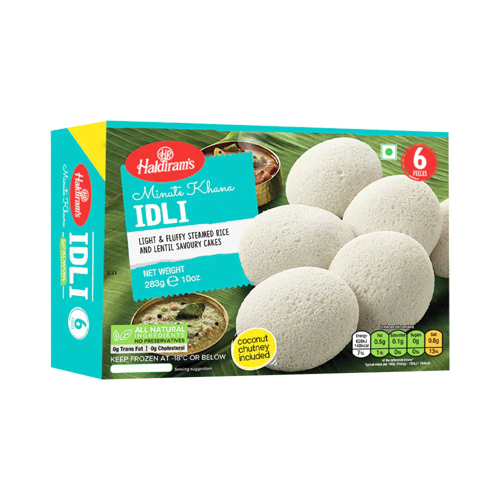Haldiram - Frozen Idli - Steamed Cakes 283g (6pcs)