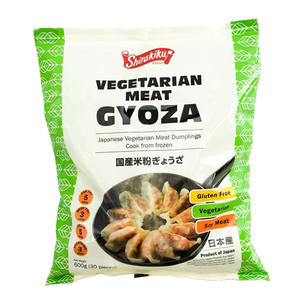 Shirakiku - Gluten Free Veg & Soy Gyoza 600g (30pcs)