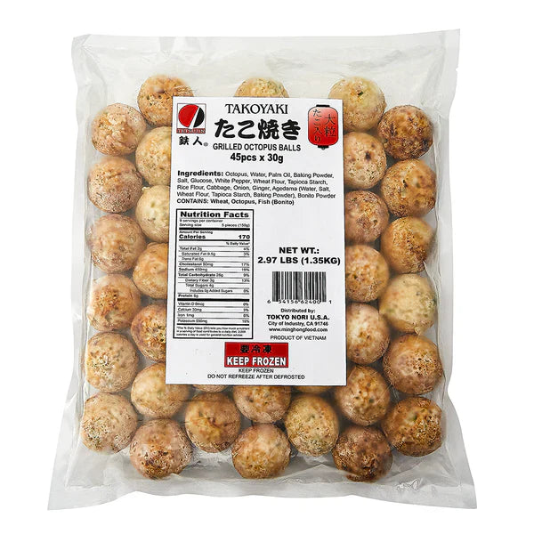 Restaurant Service - Takoyaki - Octopus Balls 1.35kg (45pcs)