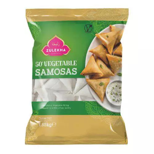 Zulekha - Vegetable Samosa 1.65kg (50pcs)