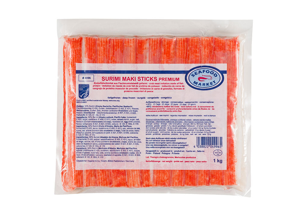 SushiCo - MSC Imitation Crabsticks 18cm 1kg