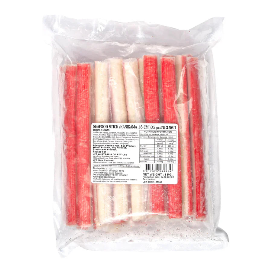 Kibun - Kanikama - Imitation Crabsticks 18cm 1kg