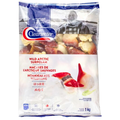 Clearwater - Hokkigai MSC Surf Clams 1kg