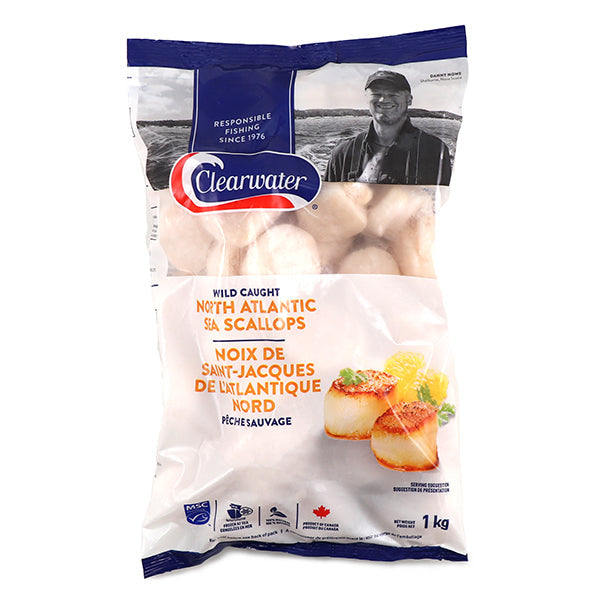 Clearwater - Canadian MSC Scallops 10/20 1kg
