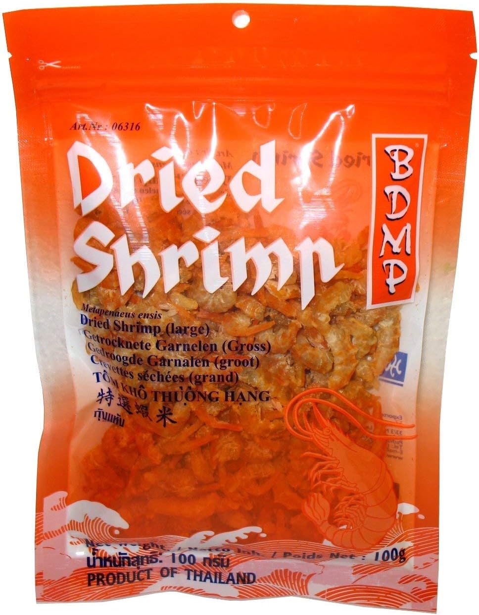 BDMP - Dried Shrimp - Large 100g