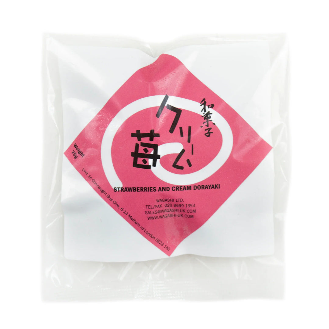 Wagashi - Strawberries & Cream Dorayaki 75g (1pc)