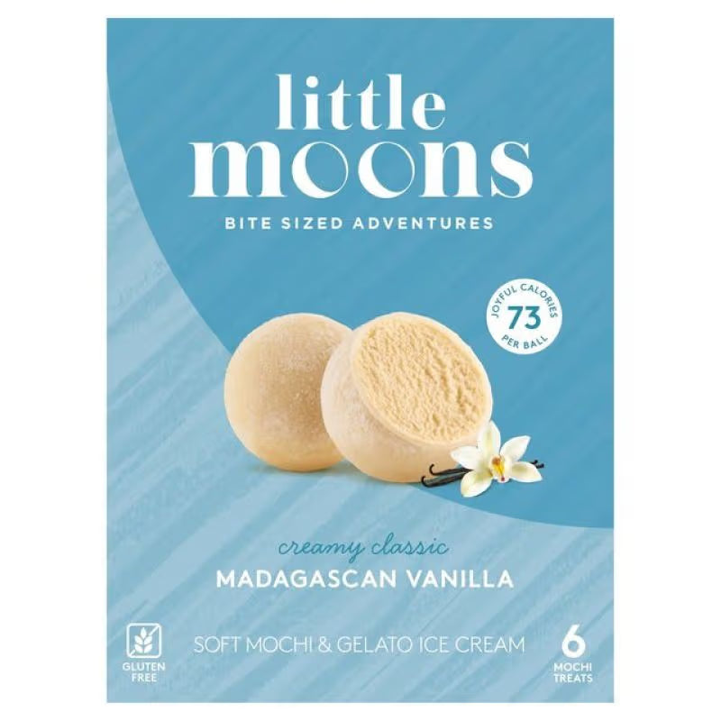 Little Moons - Mochi Ice Cream - Madagascan Vanilla 6pcs x 32g