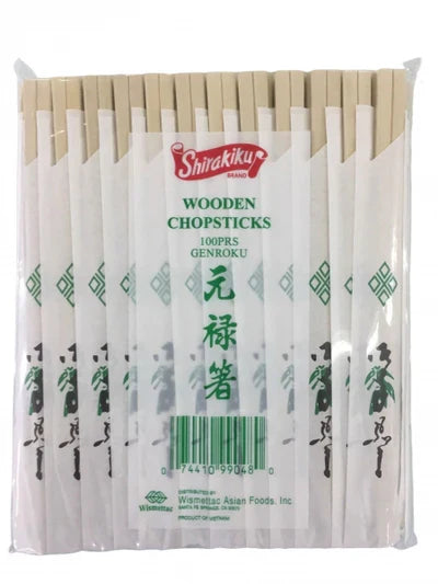 Shirakiku - Disposable Genroku Chopsticks With Cover 21cm 100 Pairs