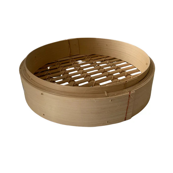 TY - Premium Bamboo Steamer Basket Base - 6 Inches