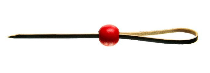 Spikomat - Black Noose & Red Ball Skewers - 90mm 1000pcs